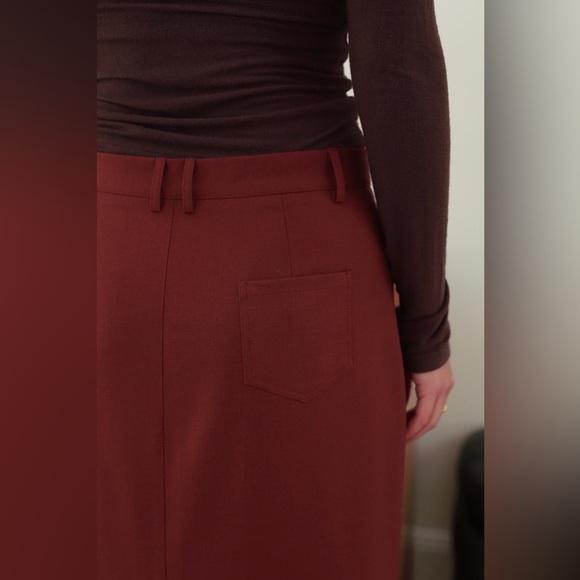 Tunchy Cindy Pencil Skirt in Burgundy – Size Small – NWT - Picture 6 of 7